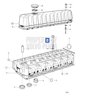 Tornillo M12X130 Embridado Volvo 838775 - vista detalle