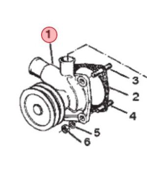 BOMBA DE AGUA MERCRUISER 854179