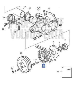 POLEA VOLVO PENTA 1542235
