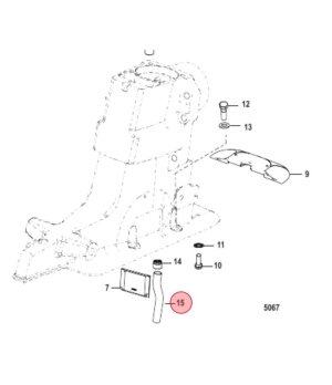 WATER HOSEPARA COLAS MERCRUISER ALPHA ONE GEN 2