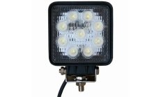 LUCE LED COPERCHIO 27 W NEROCuerpo de aluminio. Soporte inox regulable. IP68 1400 lumens. 9-32V 27W. 9 LED EPISTAR x 3W. 110 x 1