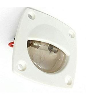 LUZ DE CORTESIA BLANCAMontaje empotrado. Base de plástico, con difusor. 12V 3W. 56 x 56 x 28