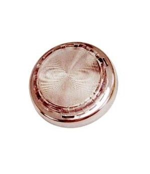 DOME LIGHT S.S. / PC 3"Fabricado en plástico ABS y acabado de acero inox. Interruptor incorporado. Actúa girando levemente el di