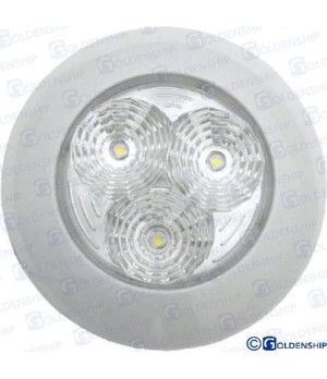 PLAFON INTERIOR LED 3W 12V-28V BLANCO