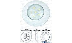 LAMPE INNEN 6W 12V-24V WEISS