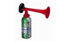 GAS HORN ECOLOGICBocina de aerosol. Montaje a presión. Carga con gas ecológico no inflamable.