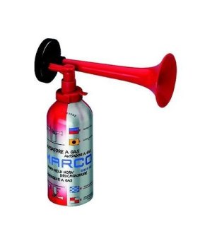 MANUAL HORNBocina de aerosol. Montaje a presión. Carga con gas ecológico inflamable.
