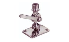 SUPPORTO ANTENNA BASE INOXBase de antena de radio. Fabricada en acero inoxidable AISI-316. 64x91mm