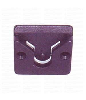 SUPPORTO MICROFONO 32X32MM.Soporte de plástico color negro, para micrófonos de radio, etc.