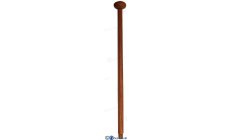 WOOD FLAG POLE 60 CMS.De madera barnizada