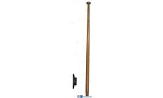 TEAK FLAG POLE 25*75 CMFabricada en madera de teka natural