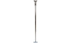 SS. FLAG POLE 80 CMS.Fabricada en tubo cónico de acero inox de 22 mm. y base de acero inox