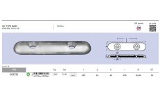 ANODE A BOULONNER 8KG