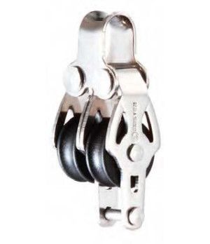 Polea Doble con Arraigo 16mm MVSB1604F nautico