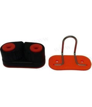 MEDIUM ALUMINUM CLEAT/WIRE FAIRLEAD
