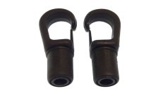 GANCIO MOSCHETTONE NERO 8 MM (PACK 2)
