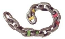 CHAIN MARKER 8MM. WHITE