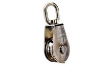 POLEA SIMPLE GIRATORIA 0 8 mmFabricado en acero inox AISI-316