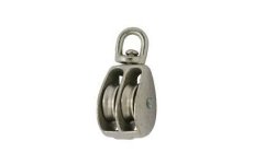 POLEA DOBLE GIRATORIA 10 mm (Pack 5)Fabricado en acero inox AISI-316