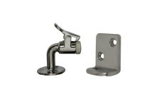 DOOR STOP CATCH 90ºSujetapuertas con gatillo. Fabricado en acero inox AISI-316, con tope de goma