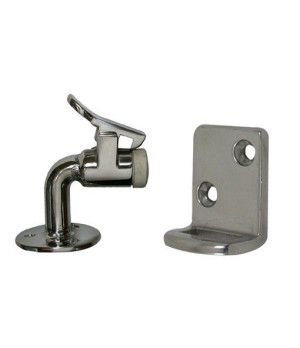 SUJETAPUERTAS 90ºSujetapuertas con gatillo. Fabricado en acero inox AISI-316, con tope de goma