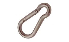 SPRING HOOK 12X140MM (PACK 10)Fabricado en acero inox. AISI-316