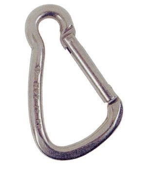 CARABINE-HOOK OPEN 10MM.Fabricado en acero inox. AISI-316