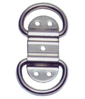 PIASTRA DOPPIO ANELLO (PACK 5)Fabricado en acero inox. AISI-316
