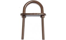 U BOLT, M6X90MM (PACK 15)Cáncamo de dos pernos. Fabricado en acero inox AISI 316. La placa exterior se apoya directamente sobre 