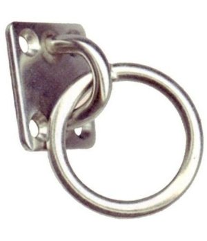 SQUARE EYE PLATE W/RING 50*40Fabricado en acero inox