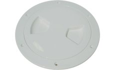 TAPPO REGISTRO BIANCO.  102/145MM.Cierre hermético a rosca con aro tórico. Fabricada en plástico resistente a los rayos U.V. Col