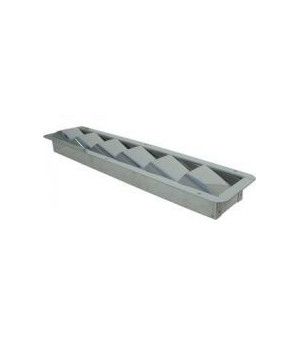 REJILLA VENTIL. 325x76x27Fabricado en acero inox. 325 x 76 x 27 mm