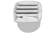 GRIGLIE AREAZIONE . ABS  85X85 /TUBO 3"para manguera de 3”. 84 x 84 mm