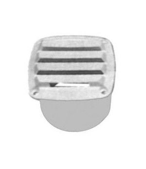 GRIGLIE AREAZIONE . ABS  85X85 /TUBO 3"para manguera de 3”. 84 x 84 mm