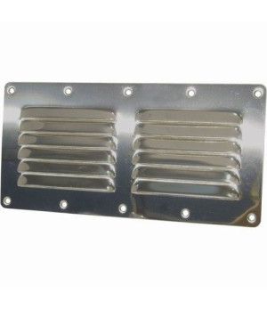 LOUVER VENTILATOR, SS. 230X115X0.8Fabricado en acero inox