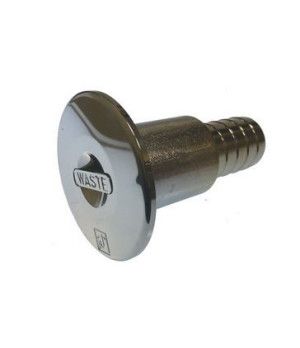 DECK PLATE "DIESEL"Fabricadas en bronce cromado. Tapón con llave y cadena de seguridad
