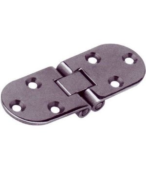 HINGE w/CATCH AISI316 80*30*2 mm (Pack 2Fabricada en acero inox. Doble pivote