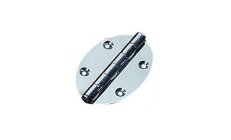 OVAL INOX HINGE 78X56 (PACK 2)BISAGRA EN ACERO INOX