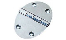 OVAL INOX HINGE 67X48 (PACK 2)BISAGRA EN ACERO INOX
