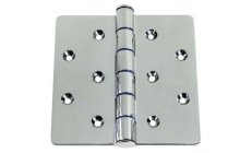 INOX HINGE 152X152Bisagra de acero inox AISI-316, con separadores anti-fricción de nylon. Acabado pulido a espejo