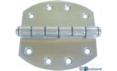 SCHARNIER INOX OVAL 102X102