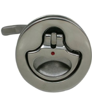 RING LATCH ROUND TYPE NO LOCKFabricada en acero inox AISI 316. Ø montaje: 50 mm