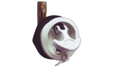 PUXADOR TAMPA COM CHAVECon llave. Tirador para tapas de cofres y tambuchos. Totalmente estanco. Fabricado en latón cromado y plá