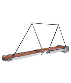 HYDRAULIC GATEWAY TELESCOPIC AMBRA 2000Pasarela telescópica hidráulica con acero inoxidable tubular AISI 316 con sección rectang
