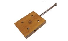 SOPORTE MOTOR AUXILIARSoporte fijo para motor fueraborda. Fabricado en acero inox y madera. Para montaje en tubo de Ø25 mm