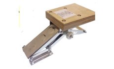 STAINLESS MOTOR BRACKET 15 HPRegulable en 5 posiciones. Fabricado en acero inox y tablero marino. Muelles de acero inox