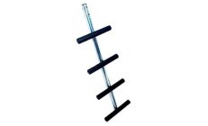 3-STEP SPORT/DIVER LADDERFabricada en tubo de acero inox de Ø 38 mm. Para adaptar a los espejos de popa de las embarcaciones