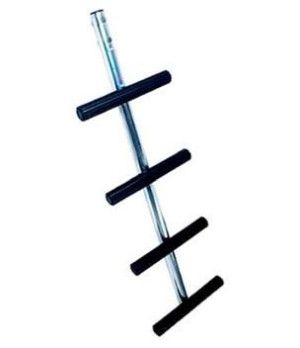DIVER BOARDING LADDER 4SFabricada en tubo de acero inox de Ø 38 mm. Para adaptar a los espejos de popa de las embarcaciones