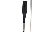 ANODIZED ALU OAR DEM. PLASTIC BLADEFabricado en tubo de aluminio anodizado y pala de plástico negro