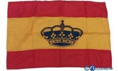 BANDERA ESPAÑOLA  70x100 c/CORONA